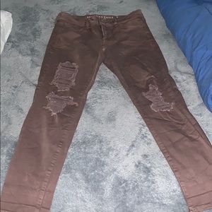 Muted Purple American Eagle Jeans